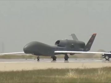 El dron militar más grande de Estados Unidos se estrella frente las costas de Cádiz El dron militar más grande de Estados Unidos se estrella frente las costas de Cádiz