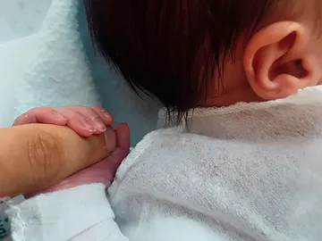 La hija de Alberto Garzón La hija de Alberto Garzón