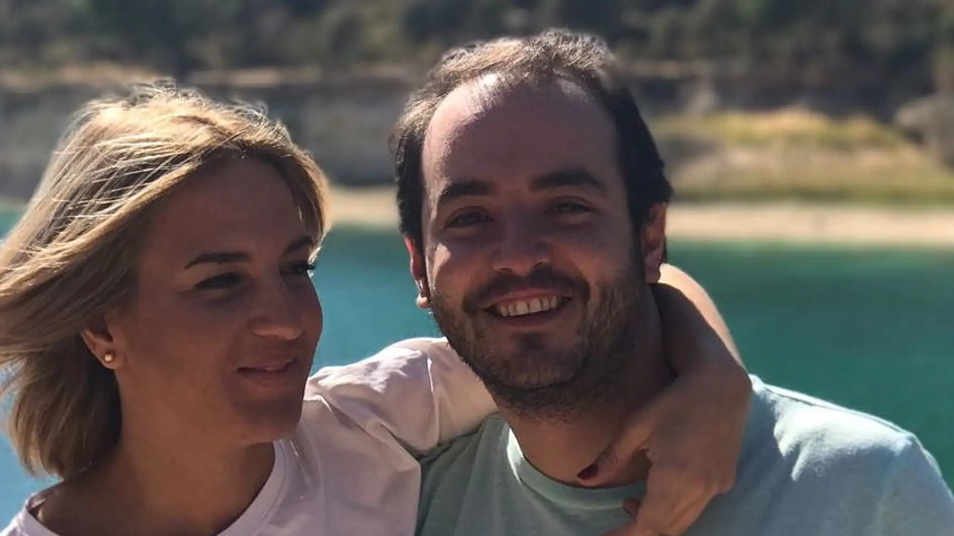 Aarón Guerrero y su mujer, Salomé Gadea