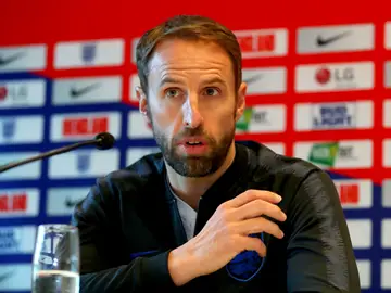 El seleccionador inglés Gareth Southgate El seleccionador inglés Gareth Southgate
