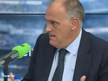 Tebas, en 'El Transistor': "No hay ninguna obligación de jugar un partido al año en Estados Unidos" Tebas, en 'El Transistor': "No hay ninguna obligación de jugar un partido al año en Estados Unidos"