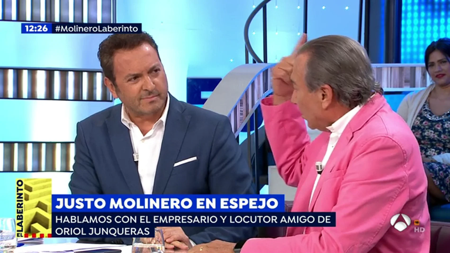 Susanna Griso media en la bronca entre Albert Castillón y Justo Molinero: "No le doy nada porque no se merece una mierda"