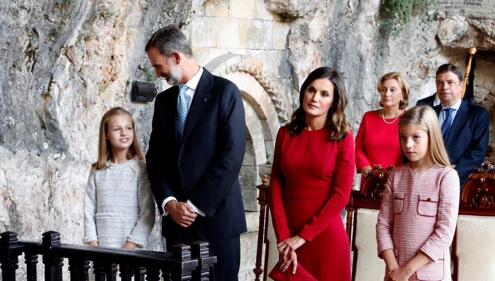 La Familia Real en Covadonga