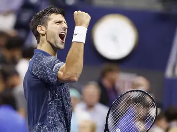 Djokovic derrota a Nishikori y jugará su octava final del Abierto de EE.UU. ante del Potro Djokovic derrota a Nishikori y jugará su octava final del Abierto de EE.UU. ante del Potro
