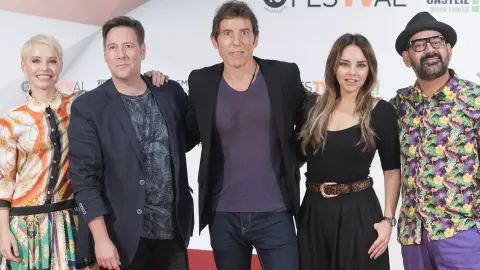 Soraya Arnelas, Carlos Latre, Manel Fuentes, Chenoa y José Corbacho en el FesTVal de Vitoria Soraya Arnelas, Carlos Latre, Manel Fuentes, Chenoa y José Corbacho en el FesTVal de Vitoria