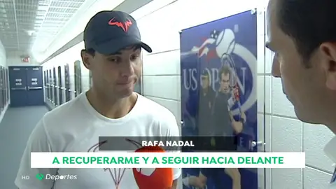 Hablamos con Rafa Nadal tras abandonar en el US Open: "Así es el día a día de mi carrera, hay que seguir" Hablamos con Rafa Nadal tras abandonar en el US Open: "Así es el día a día de mi carrera, hay que seguir"