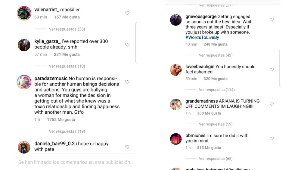 Críticas a Ariana Grande tras el fallecimiento de Mac Miller