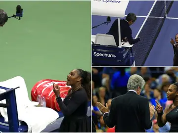 Serena Williams estalla contra el árbitro en el US Open Serena Williams estalla contra el árbitro en el US Open