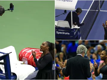 Serena Williams estalla contra el árbitro en el US Open Serena Williams estalla contra el árbitro en el US Open