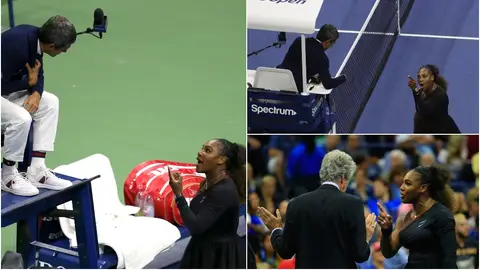 Serena Williams estalla contra el árbitro en el US Open Serena Williams estalla contra el árbitro en el US Open