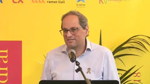 Torra invita a convertir la Diada en "un clamor por la libertad" Torra invita a convertir la Diada en "un clamor por la libertad"