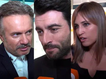 Tristán Ulloa, Javier Rey, Sandra Sabatés y Jorge Fernández en los premios del FesTVal de Vitoria Tristán Ulloa, Javier Rey, Sandra Sabatés y Jorge Fernández en los premios del FesTVal de Vitoria