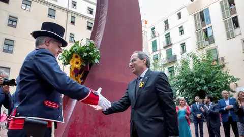 Quim Torra en un acto de la Diada Quim Torra en un acto de la Diada
