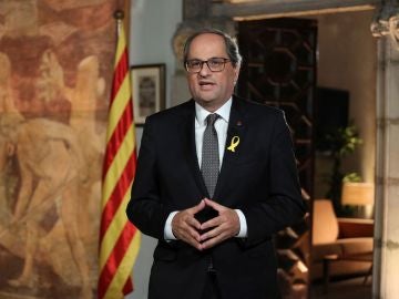 El presidente de la Generalitat, Quim Torra