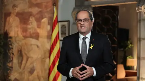 El presidente de la Generalitat, Quim Torra El presidente de la Generalitat, Quim Torra