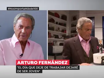 Arturo Fernández: "El día que deje trabajar dejaré de ser joven" Arturo Fernández: "El día que deje trabajar dejaré de ser joven"