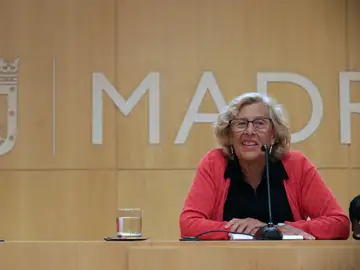 La alcaldesa de Madrid, Manuela Carmena La alcaldesa de Madrid, Manuela Carmena