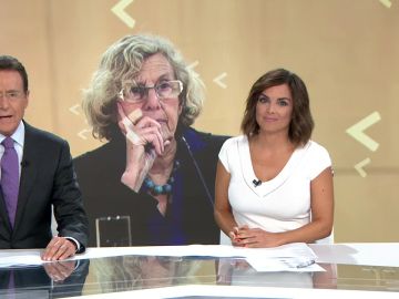 Matías Prats y Mónica Carrillo, presentadores de Antena 3 Noticias Fin de Semana