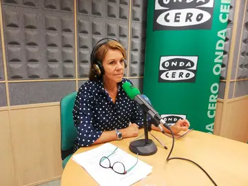 María Dolores de Cospedal en el estudio de Onda Cero Toledo María Dolores de Cospedal en el estudio de Onda Cero Toledo