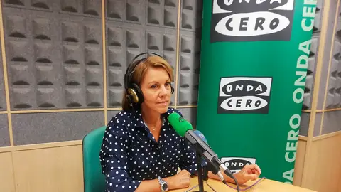 María Dolores de Cospedal en el estudio de Onda Cero Toledo María Dolores de Cospedal en el estudio de Onda Cero Toledo