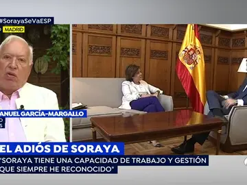 García- Margallo: "Soraya Sáenz de Santamaría hubiese sido una magnífica alcaldesa de Madrid" García- Margallo: "Soraya Sáenz de Santamaría hubiese sido una magnífica alcaldesa de Madrid"