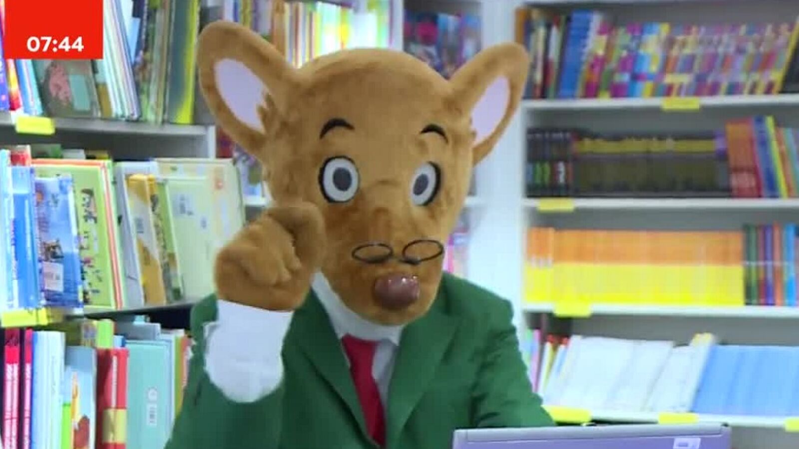 El ratón Gerónimo Stilton revela a Antena 3 el secreto de su éxito cuando cumple 15 años en las librerías