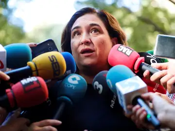 La alcaldesa de Barcelona, Ada Colau La alcaldesa de Barcelona, Ada Colau