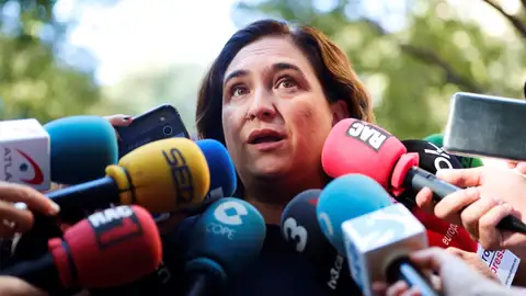 La alcaldesa de Barcelona, Ada Colau La alcaldesa de Barcelona, Ada Colau