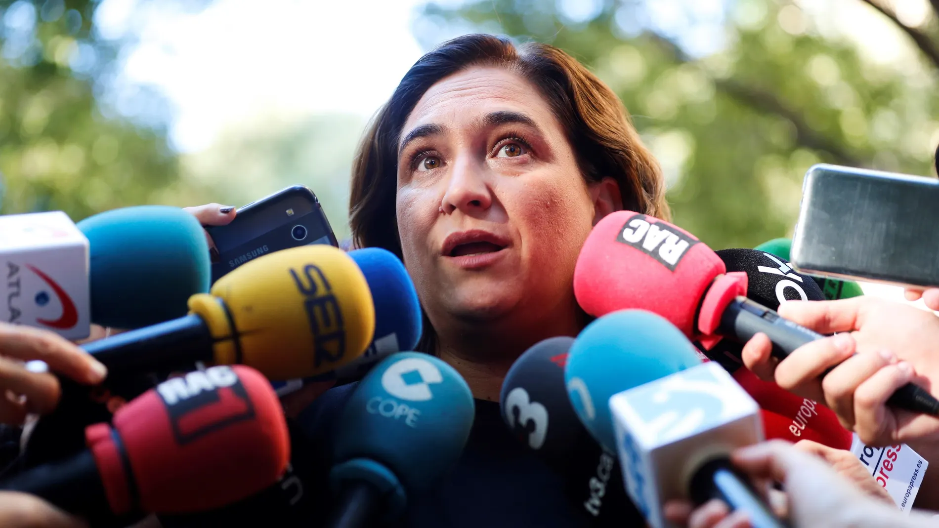 La alcaldesa de Barcelona, Ada Colau La alcaldesa de Barcelona, Ada Colau
