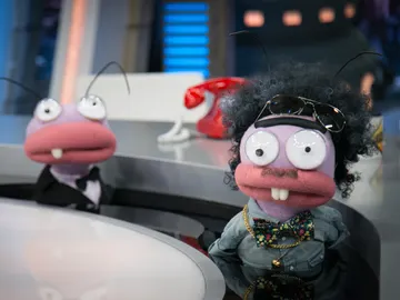 Javier Bardem y Eduard Fernández compiten en el épico 'Campeonato internacional de no parpadear' de Trancas y Barrancas Javier Bardem y Eduard Fernández compiten en el épico 'Campeonato internacional de no parpadear' de Trancas y Barrancas