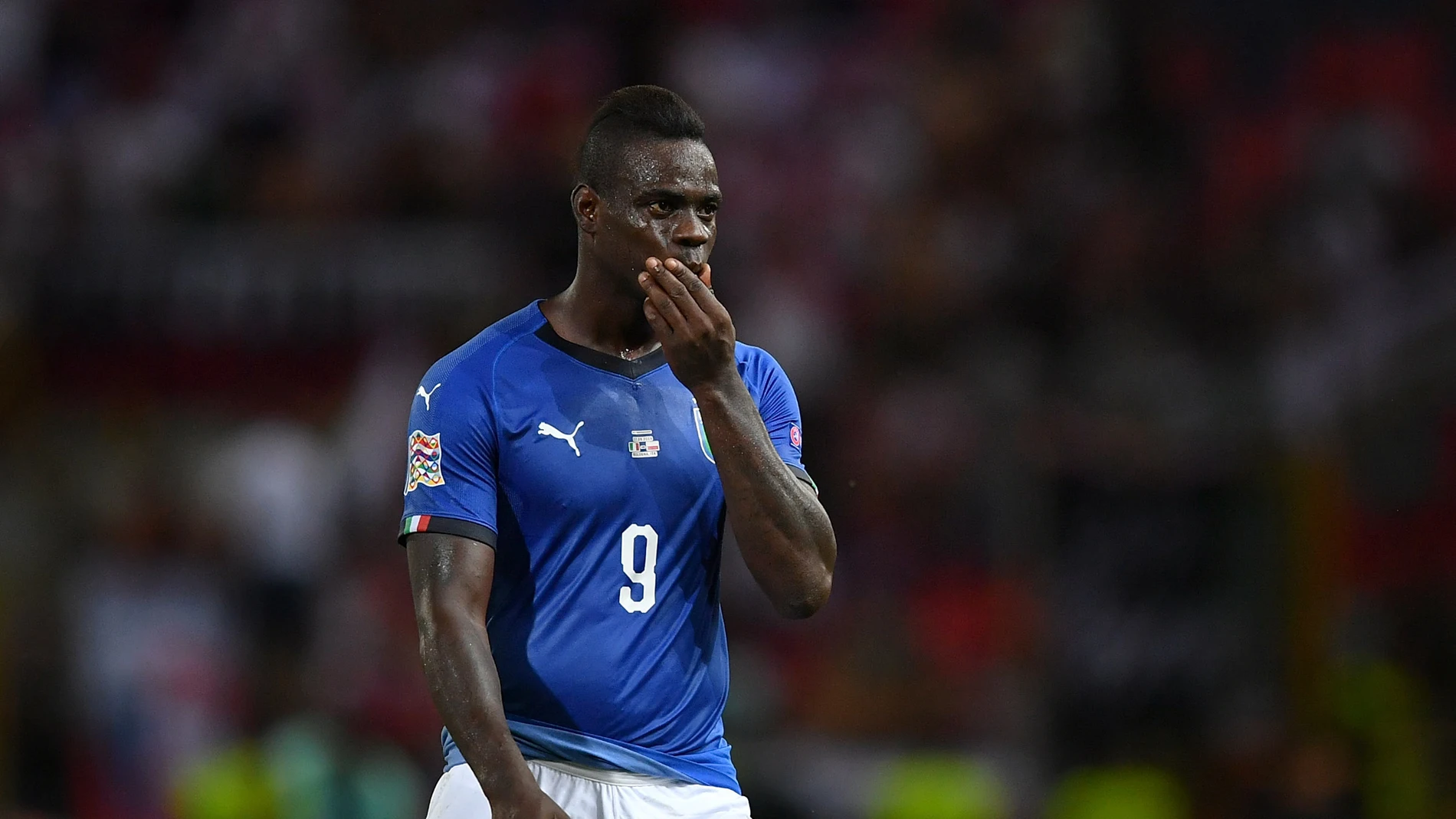 Balotelli con la selección italiana Balotelli con la selección italiana