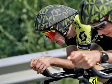 Simon Yates, durante una etapa de la Vuelta Simon Yates, durante una etapa de la Vuelta