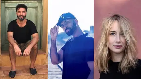 Miquel Fernández, El Chojin e Ingrid García-Jonsson Miquel Fernández, El Chojin e Ingrid García-Jonsson
