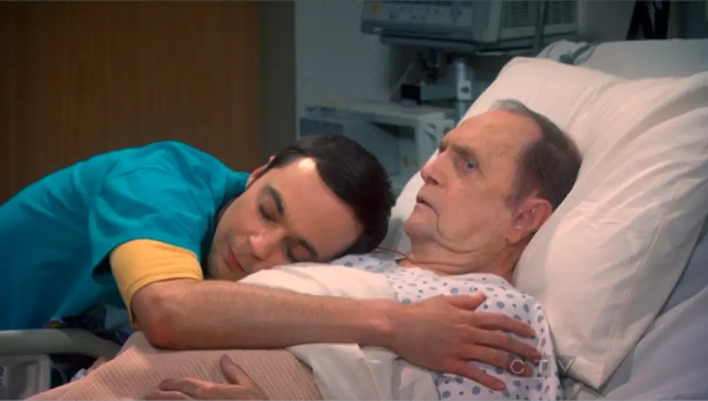 Sheldon y el profesor Proton en 'The Big Bang Theory' 