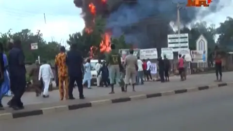 Más de 35 muertos en una explosión de gas en Nigeria Más de 35 muertos en una explosión de gas en Nigeria
