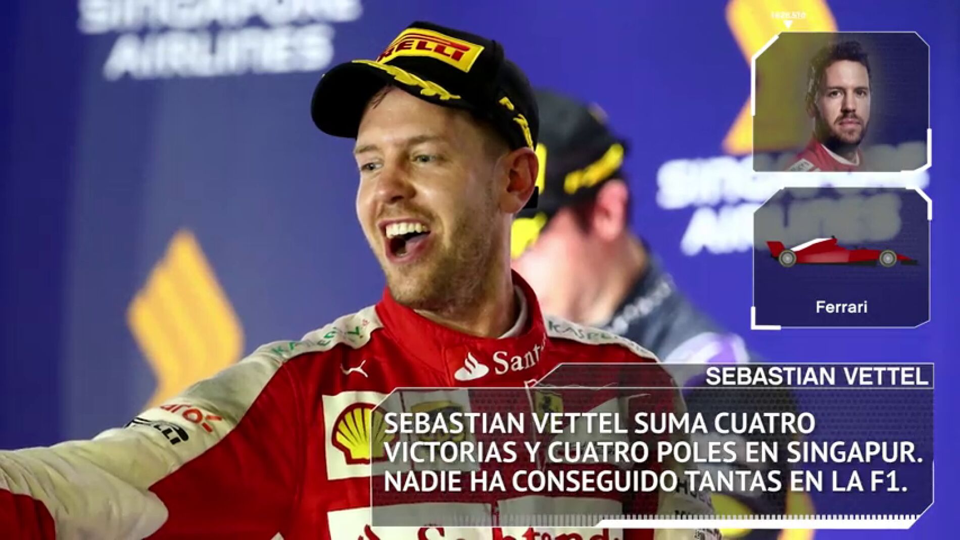 F&oacute;rmula 1: Los datos y estad&iacute;sticas del GP de Singapur 2018 en Marina Bay