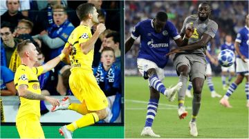 Dos momentos del Brujas-Dortmund y el Schalke-Oporto