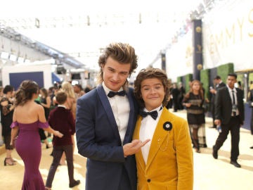 Joe Keery y Gaten Matarazzo Joe Keery y Gaten Matarazzo