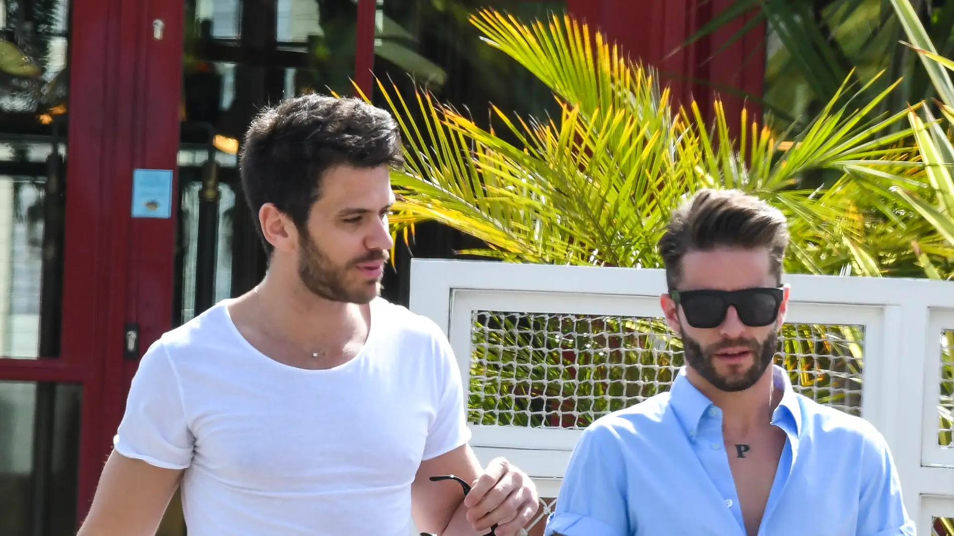 Pelayo Díaz y su novio Andy Mc Dougall