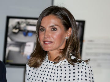 La reina Letizia durante su visita a Salamanca La reina Letizia durante su visita a Salamanca