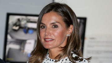 La reina Letizia durante su visita a Salamanca