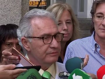 Carmena tenía un traumatismo craneal leve con herida frontal izquirda que requirió sutura