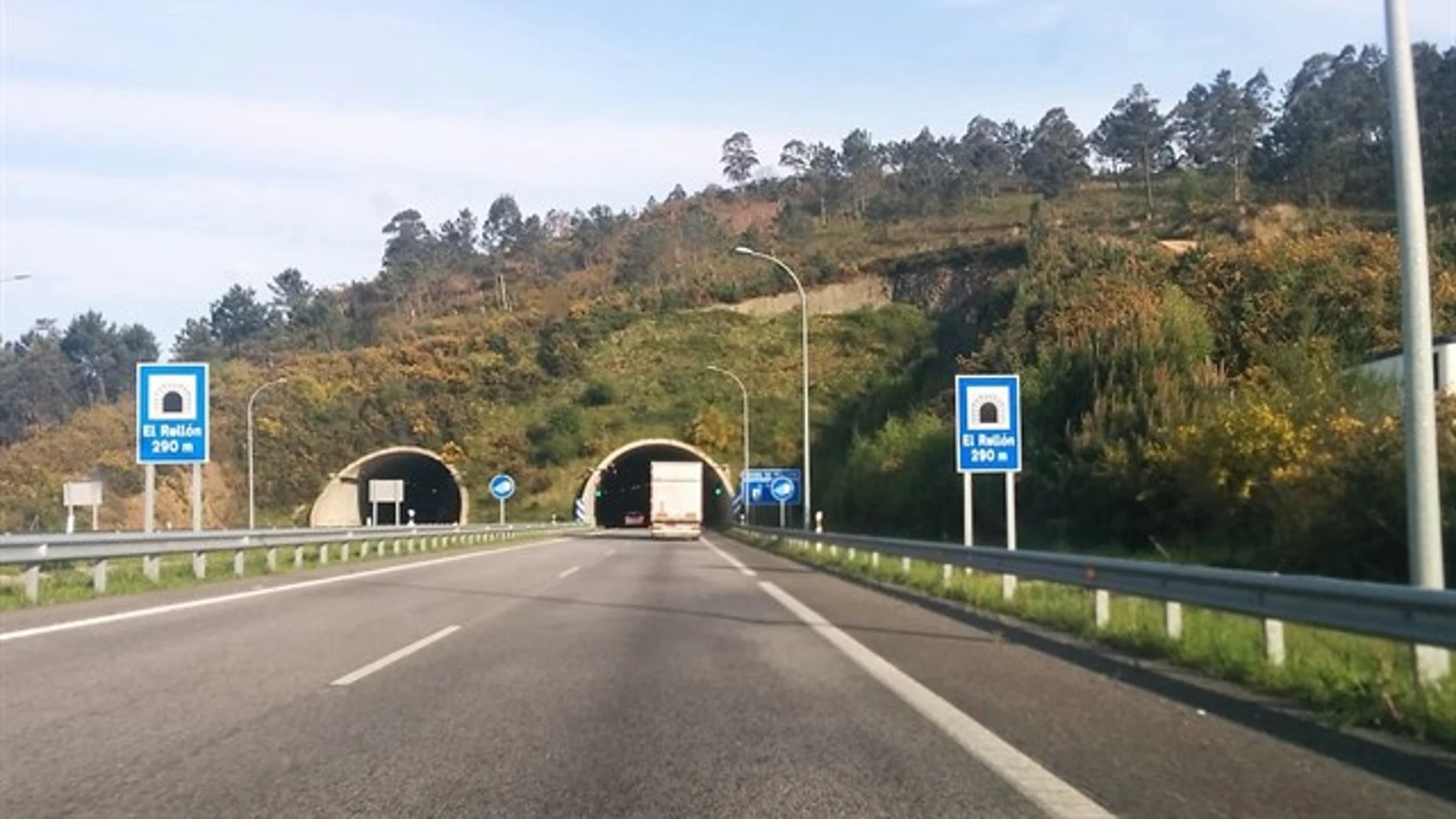 Carretera de El Berrón, donde sucedieron los hechos Carretera de El Berrón, donde sucedieron los hechos