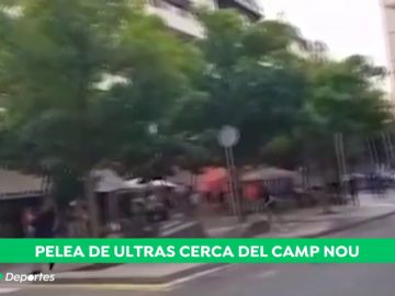 Graves incidentes entre ultras en los exteriores del Camp Nou Graves incidentes entre ultras en los exteriores del Camp Nou