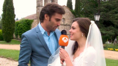 El emocionante reencuentro de Lucía Martín Abello y Fernando Guallar tras las cámaras