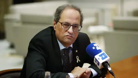 El presidente de la Generalitat, Quim Torra El presidente de la Generalitat, Quim Torra