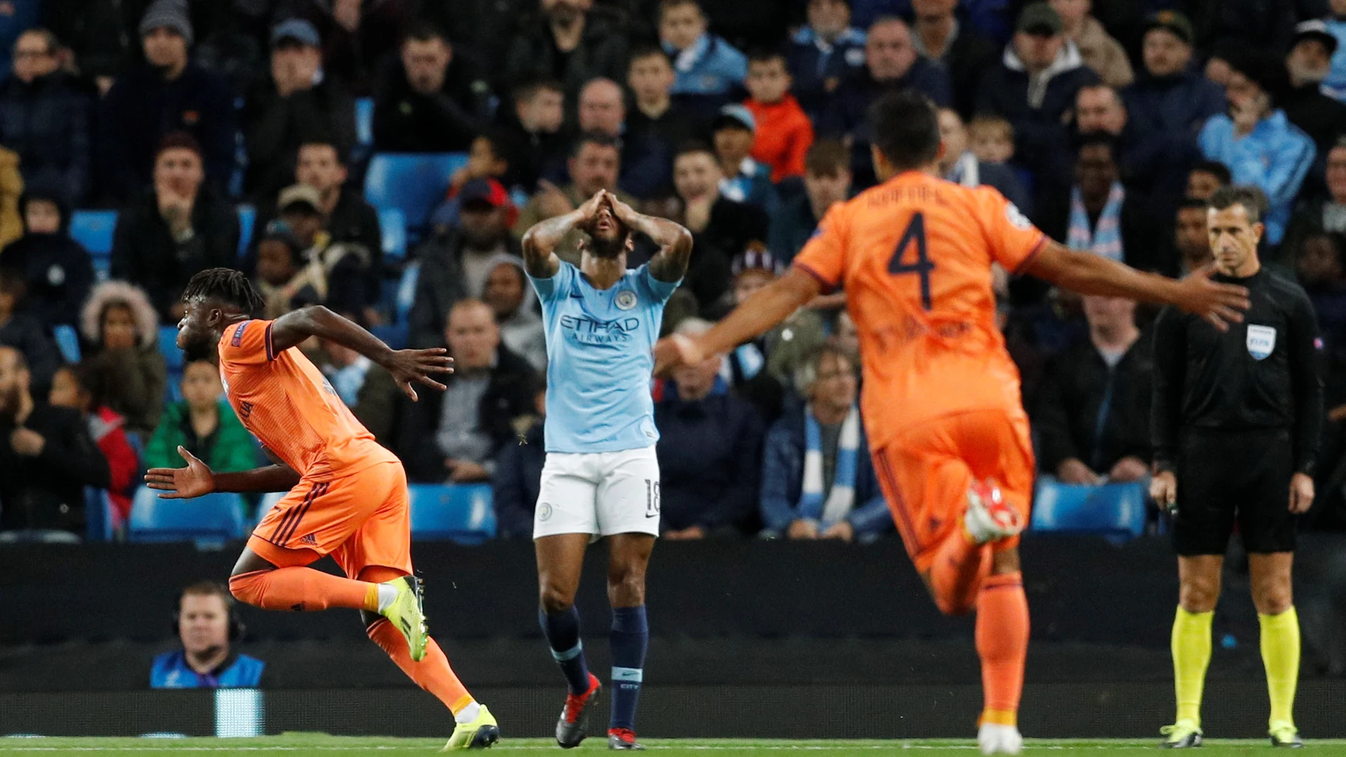 Maxwel Cornet celebra su gol ante el City Maxwel Cornet celebra su gol ante el City
