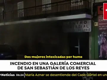 Incendio en una Galería Comercial de San Sebastián de los Reyes Incendio en una Galería Comercial de San Sebastián de los Reyes