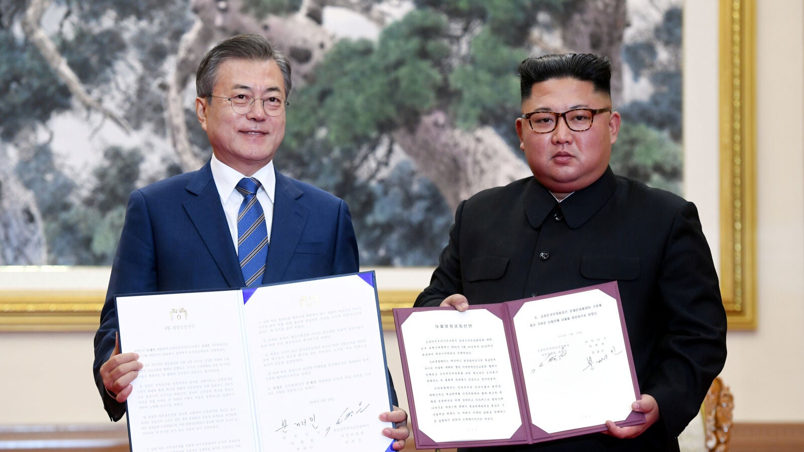 Las dos Coreas firman un histórico acuerdo militar para reducir la tensión en la frontera