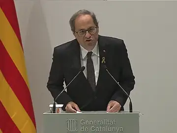 Torra exige la dimisión del presidente del CGPJ y la liberación de los políticos encarcelados Torra exige la dimisión del presidente del CGPJ y la liberación de los políticos encarcelados